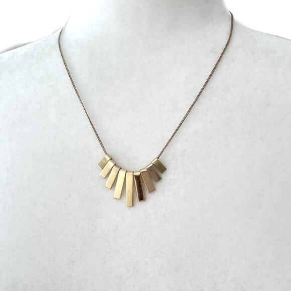 Metal Tassel Necklace - Picture 2 of 3